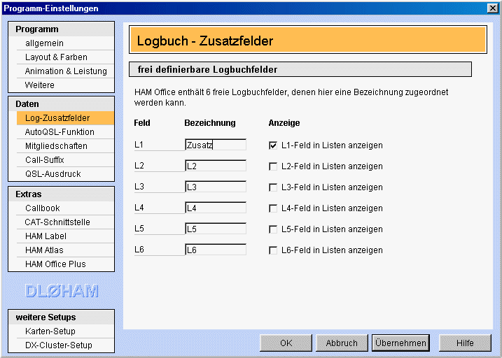 freie qso-eingabefelder