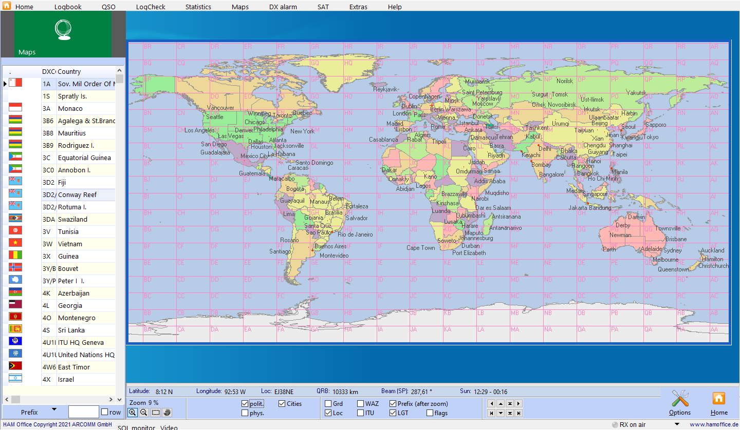 world map locator grid hamoffice my amateur radio logbook