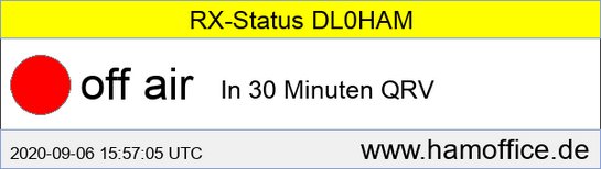 Infotext für RX on air