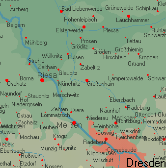 Orte-Darstellung auf Deutschlandkarte mit HAM Atlas
