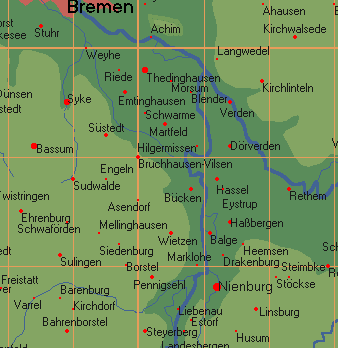 Orte-Darstellung mit HAM Atlas