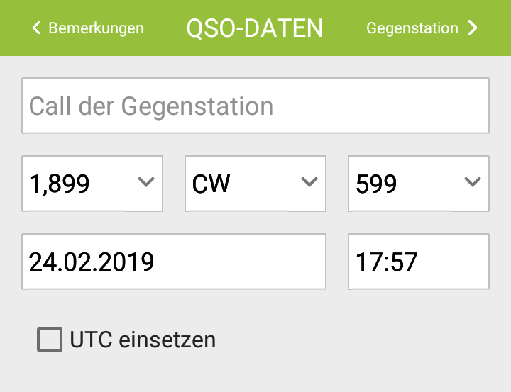 XPress-Einstellung